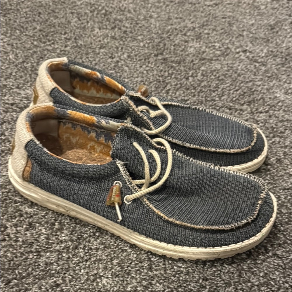 Casual Black Canvas Men's Shoes